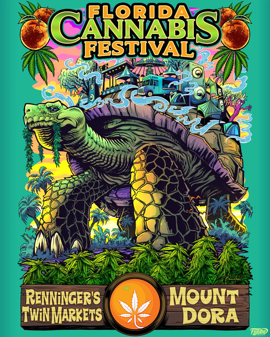 2022 FLCannFest LE Artwork by Flyland Designs