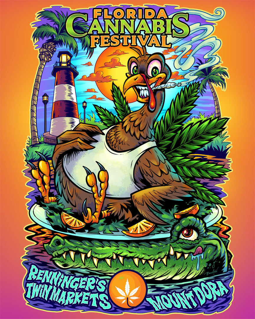 2025 FLCannFest LE Artwork by Flyland Designs
