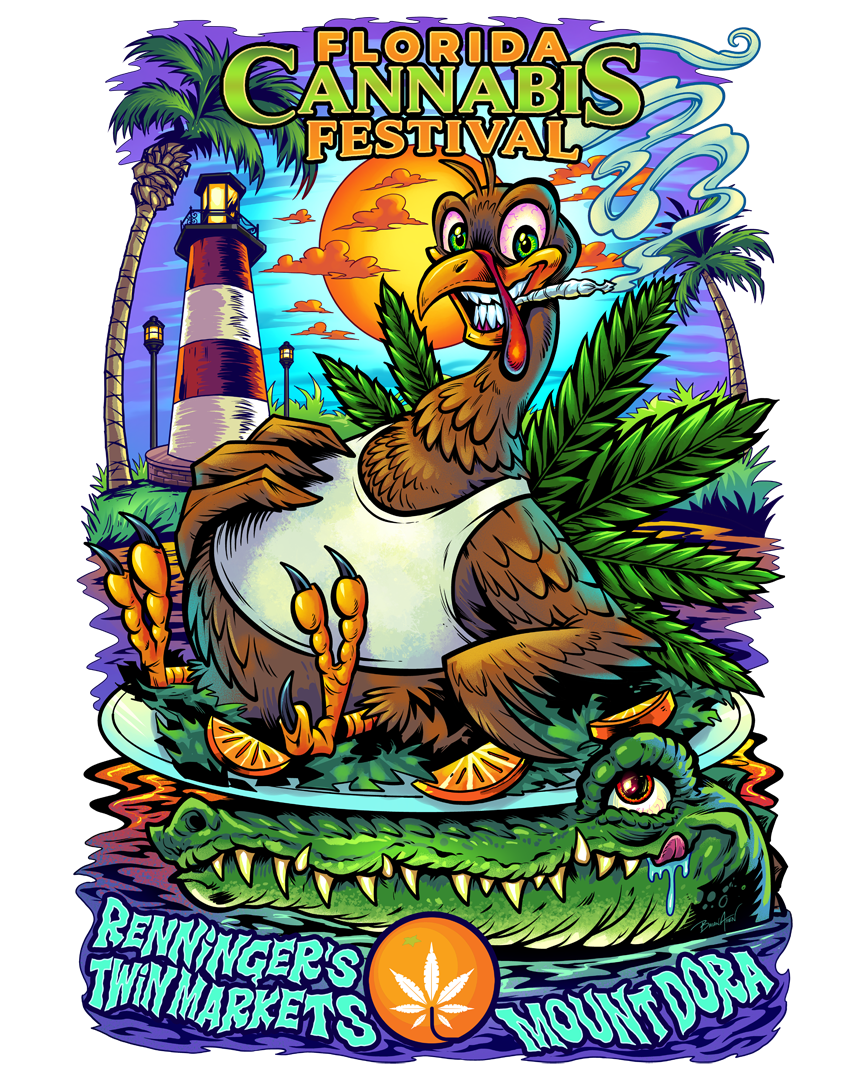 2025 FLCannFest LE Artwork by Flyland Designs