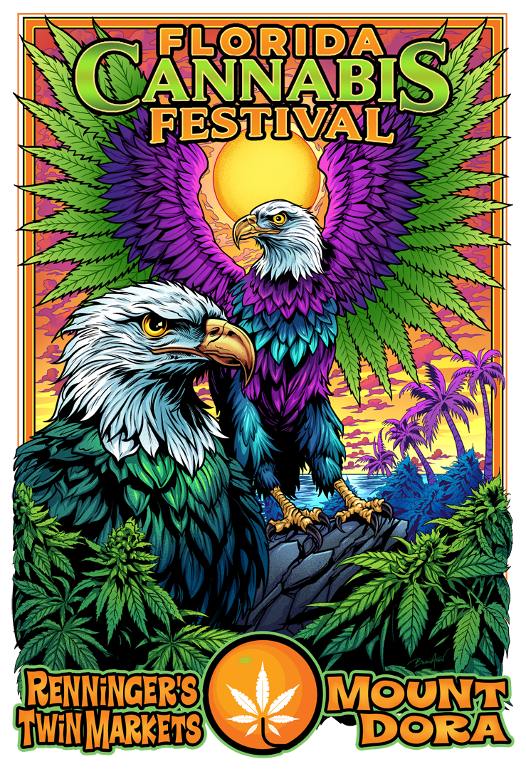 2024 FLCannFest LE Artwork by Flyland Designs