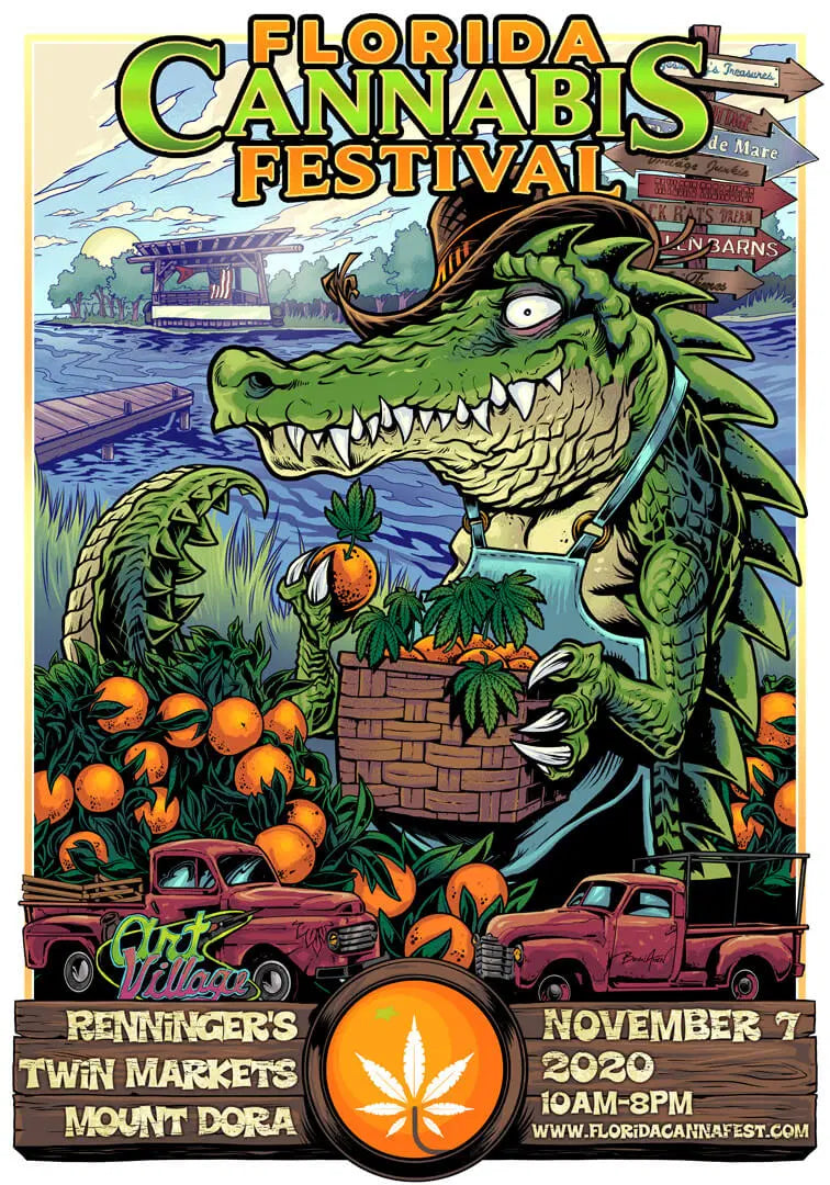 2020 FLCannFest LE Artwork by Flyland Designs